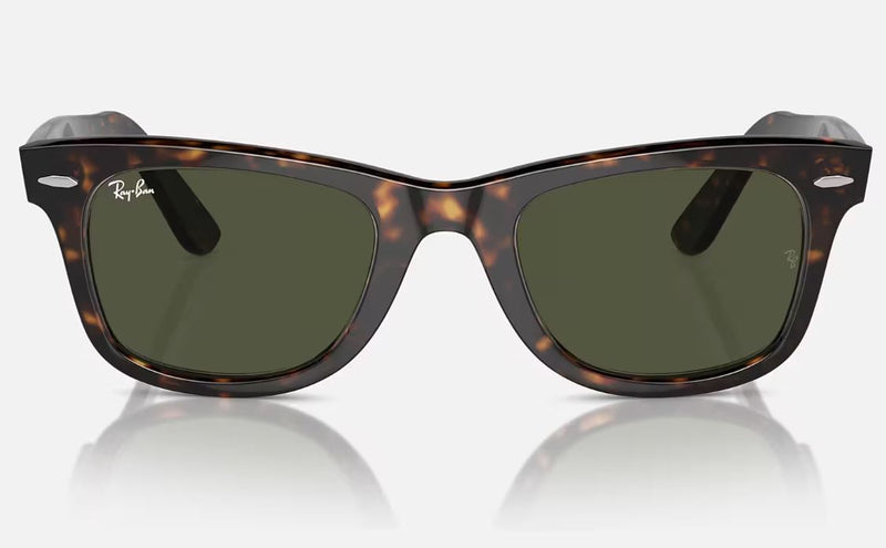 Unisex Ray Ban Sunglasses Rb2140 Original Wayfarer Classic Tortoise/ Green - Xxl