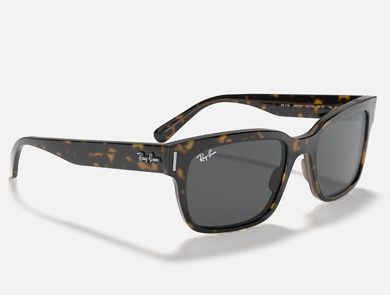 Unisex Ray Ban Sunglasses Rb2190 Jeffery Havana Transparent Brown Sunnies - L