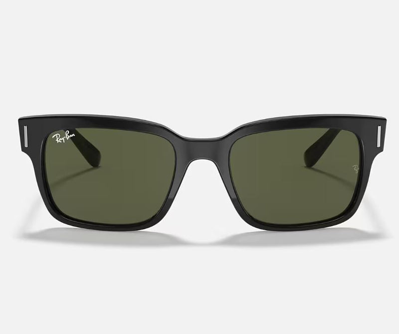 Unisex Ray Ban Sunglasses Rb2190 Jeffery Polished Black/ Green Sunnies - Xl