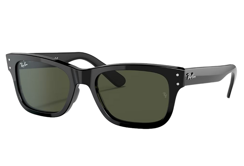 Mens Ray Ban Sunglasses Rb2283 Burbank Polished Black/ Green Sunnies - Xl