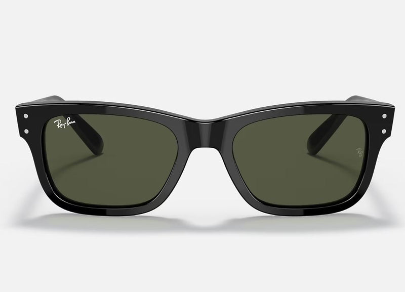 Mens Ray Ban Sunglasses Rb2283 Burbank Polished Black/ Green Sunnies - Xl