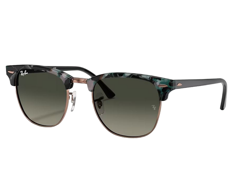 Mens Ray Ban Sunglasses Rb3016 Clubmaster Fleck Grey Green/ Grey Sunnies - L