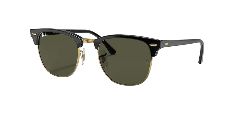 Mens Ray Ban Sunglasses Rb3016 Clubmaster Classic Black/ Green Sunnies - M