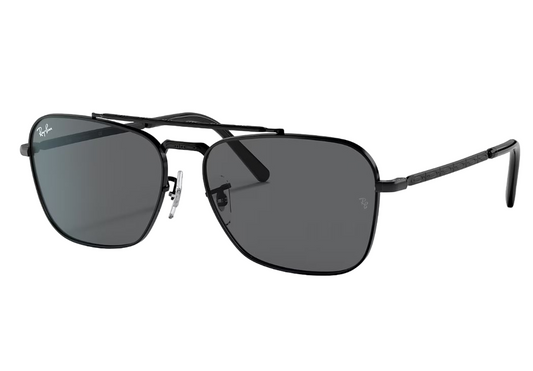 Unisex Adults Ray-Ban New Caravan RB3636 Sunglasses Polished Black/ Grey