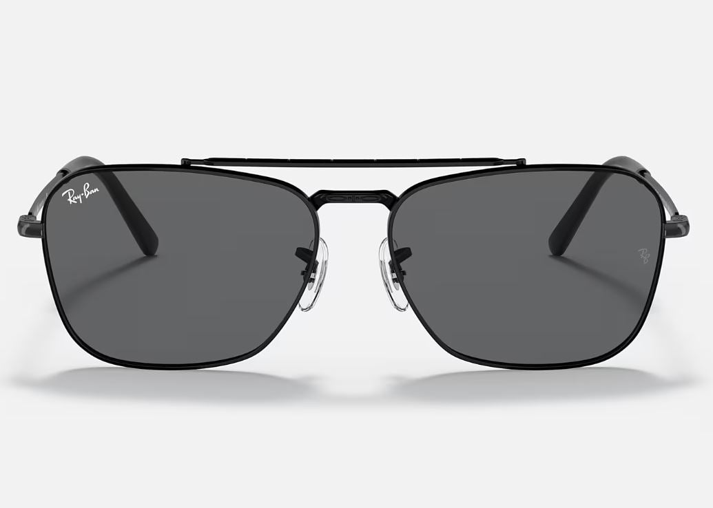 Unisex Adults Ray-Ban New Caravan RB3636 Sunglasses Polished Black/ Grey