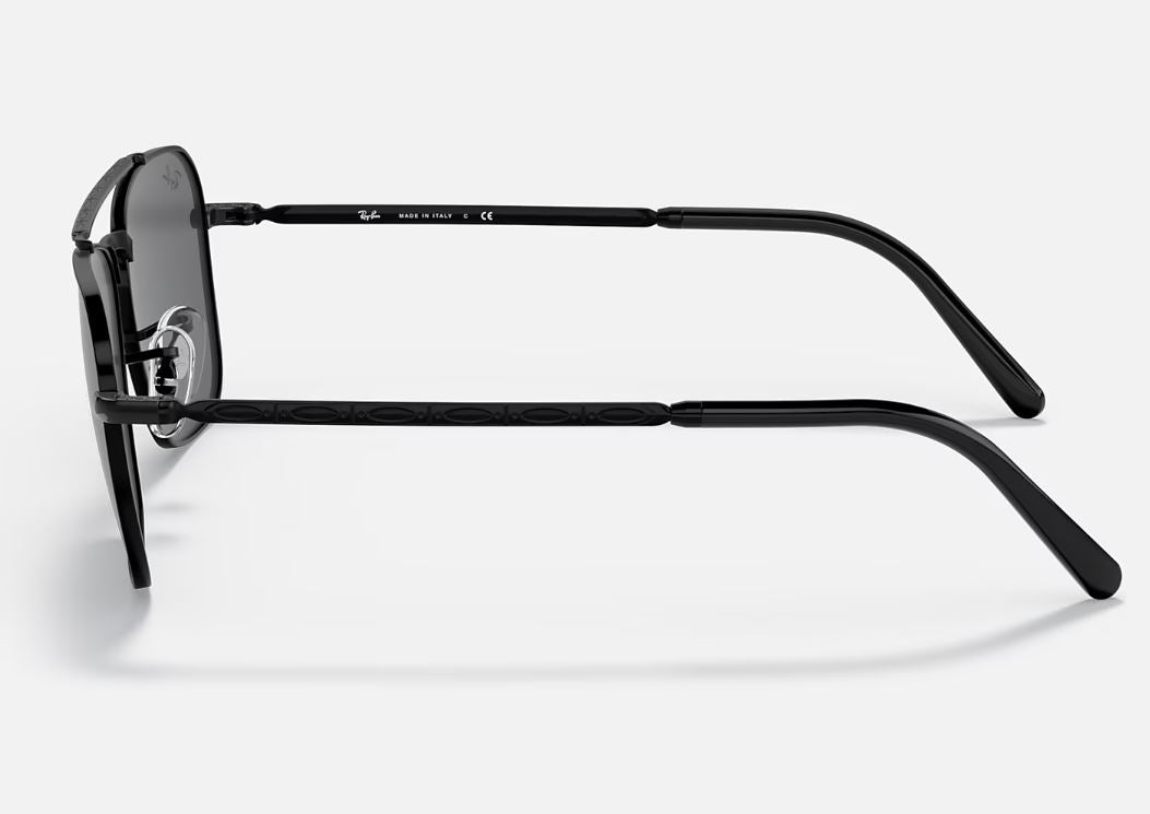 Unisex Adults Ray-Ban New Caravan RB3636 Sunglasses Polished Black/ Grey