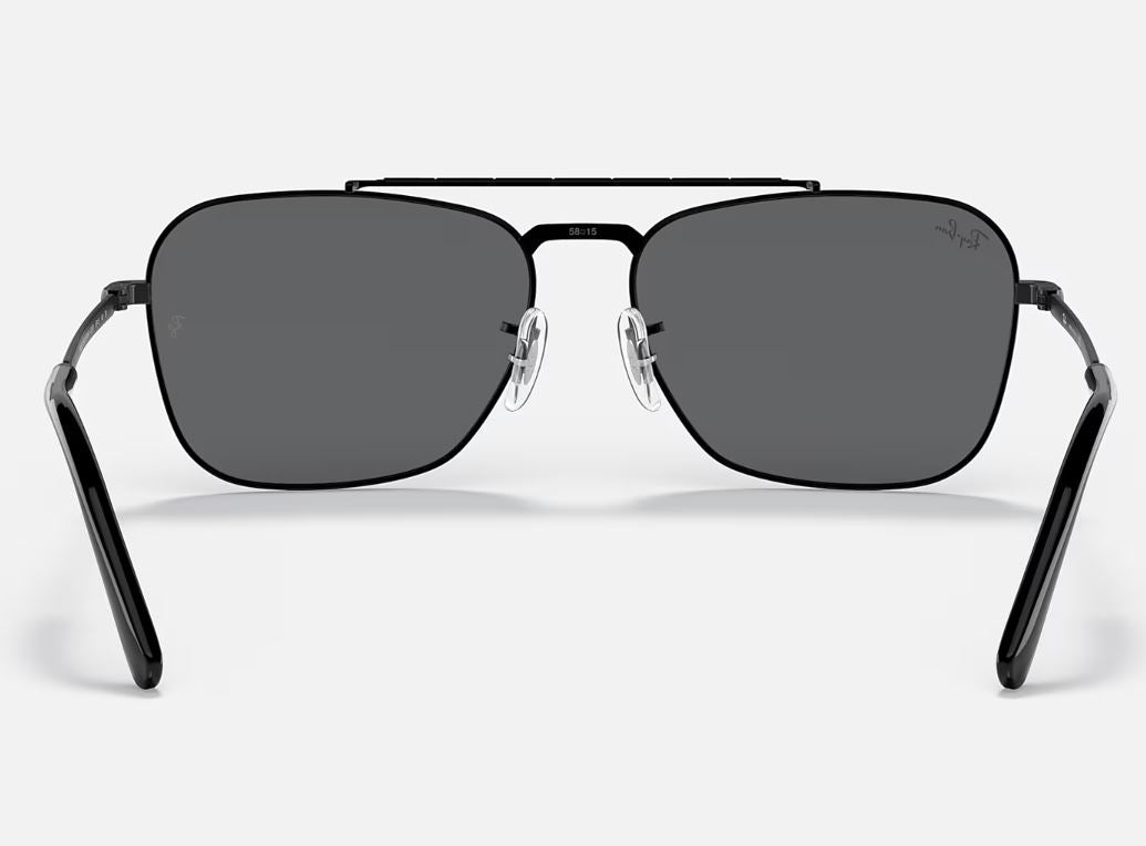 Unisex Adults Ray-Ban New Caravan RB3636 Sunglasses Polished Black/ Grey