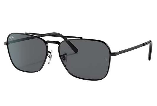 Mens Ray-Ban New Caravan RB3636 Sunglasses Polished Black/ Grey