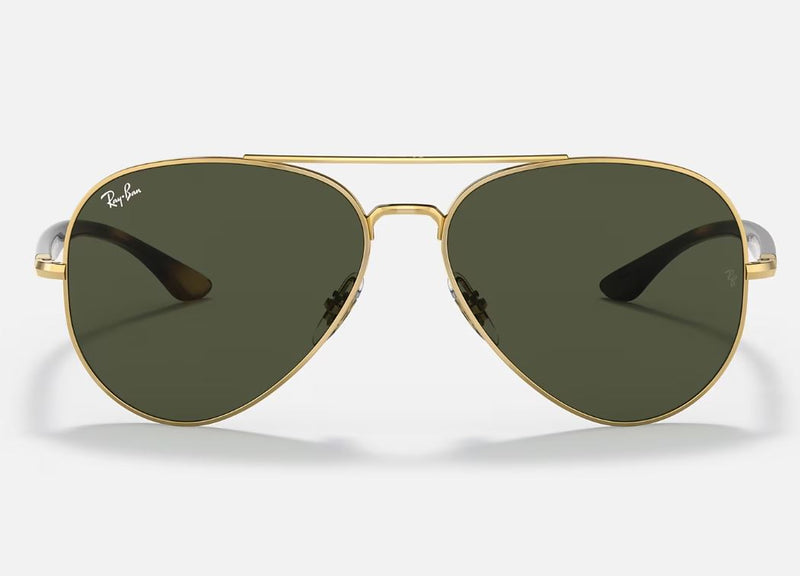 Mens Ray Ban Sunglasses Rb3675 Polished Gold/ Green Sunnies
