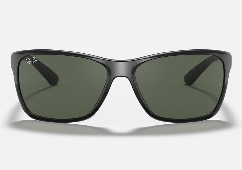 Mens Ray Ban Sunglasses Rb4331 Polished Black/ Green Sunnies