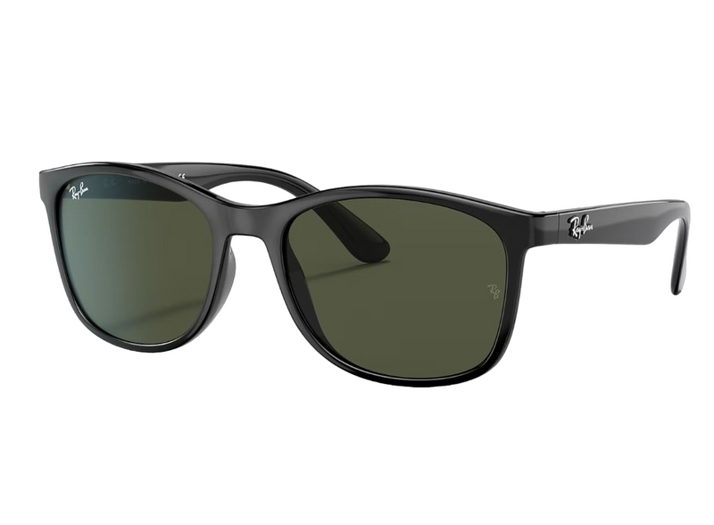 Mens Ray Ban Sunglasses Rb4374 Polished Black/ Green Sunnies - Xl