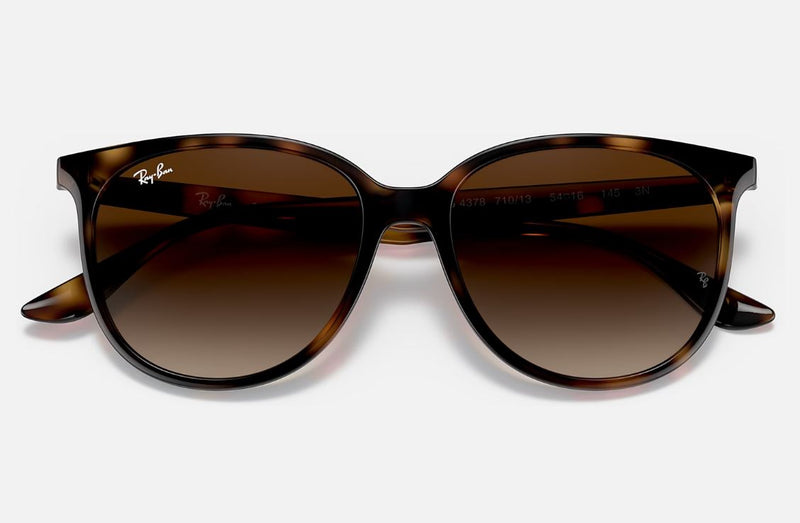 Unisex Ray Ban Sunglasses Rb4378 Polished Havana/ Brown Sunnies