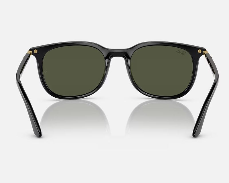 Mens Ray Ban Sunglasses Rb4386 Polished Black/ Green Sunnies - Xxl