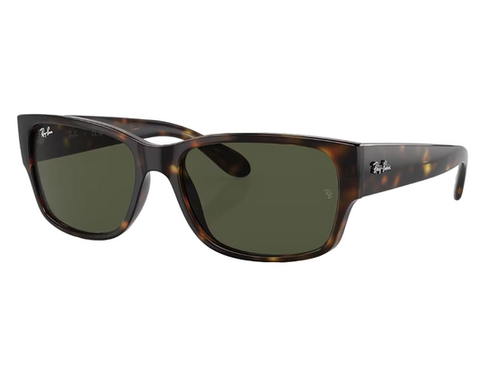 Mens Ray-Ban RB4388 Sunglasses Polished Havana/ Green