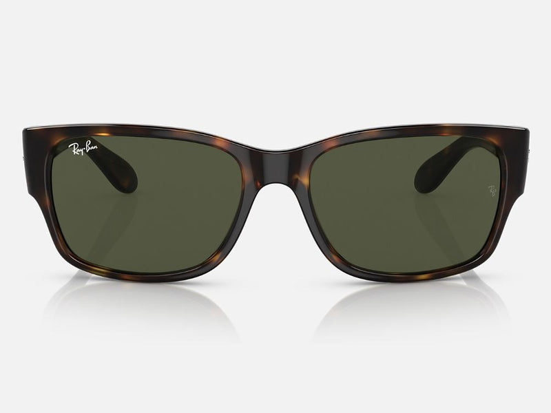 Unisex Ray Ban Sunglasses Rb4388 Polished Havana/ Green Sunnies - L