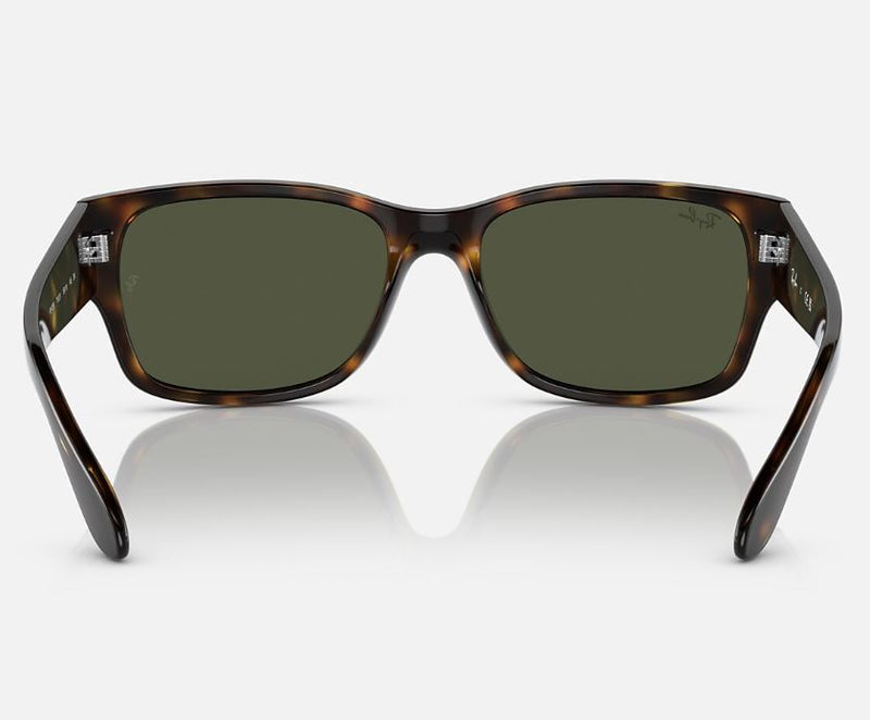 Unisex Ray Ban Sunglasses Rb4388 Polished Havana/ Green Sunnies - L