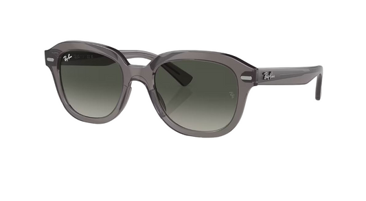 Mens Ray-Ban Erik RB4398 Sunglasses Polished Opal Dark Grey