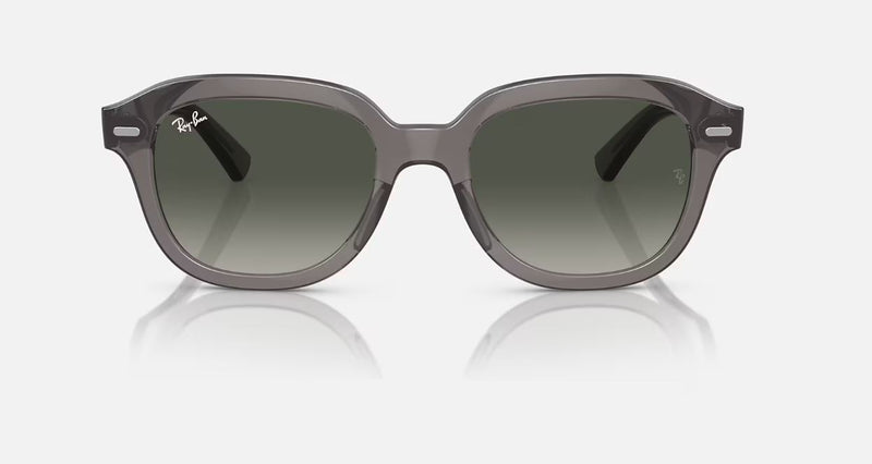 Unisex Ray Ban Sunglasses Rb4398 Erik Polished Opal Dark Grey Sunnies - L
