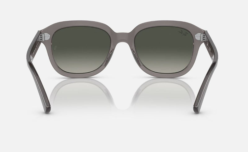 Unisex Ray Ban Sunglasses Rb4398 Erik Polished Opal Dark Grey Sunnies - Xl