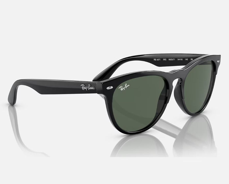 Unisex Ray Ban Sunglasses Rb4471 Iris Polished Black/ Dark Green Sunnies
