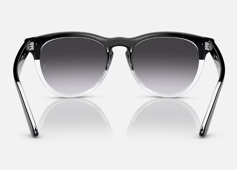 Unisex Ray Ban Sunglasses Rb4471 Iris Black Transparent/ Grey Sunnies