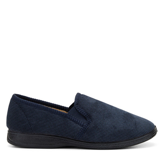 Mens Grosby Richard Slippers Navy