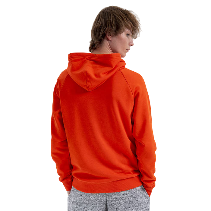 Under Armour Mens Rival Fleece Big Logo Hoodie Orange - Xl