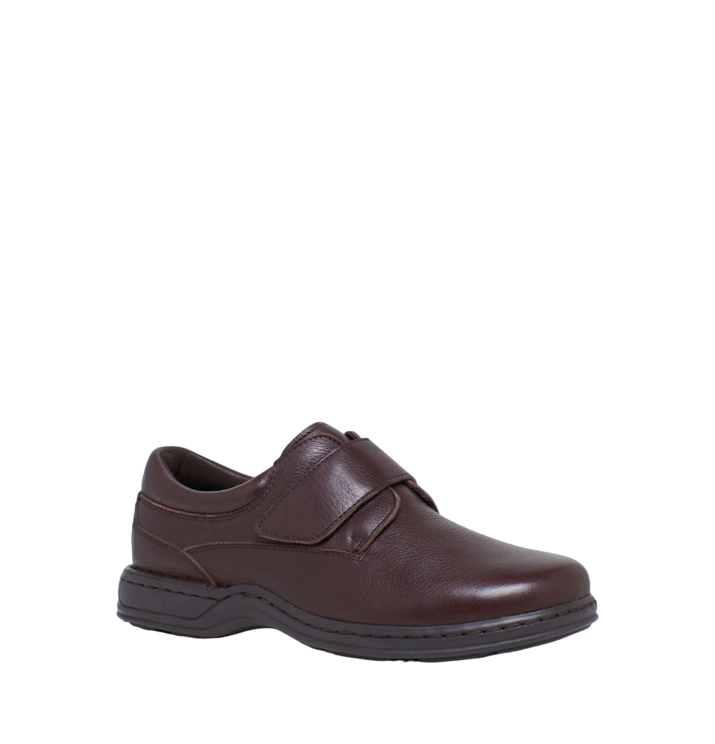 Mens Hush Puppies Sawyer Shoes Brown