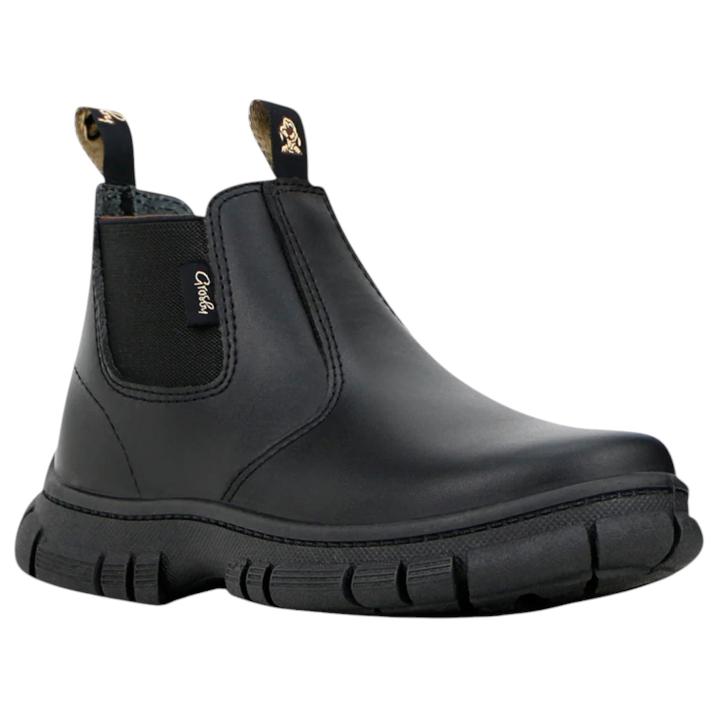Kids Boys Grosby Ranch JNR Boots Black