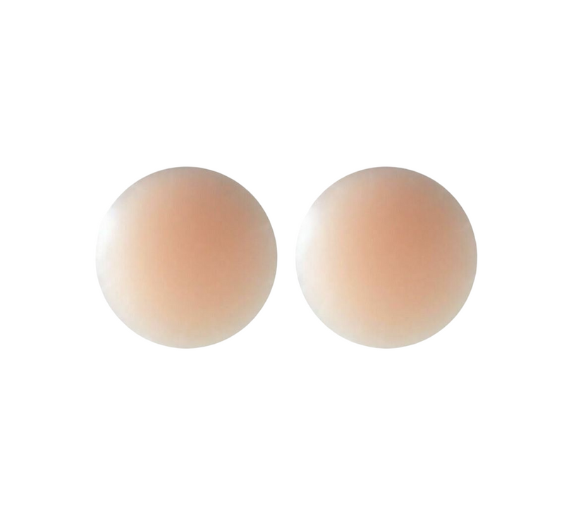 5 x Reusable Nipple Covers Round Stick On Silicone Nude Boob Cover