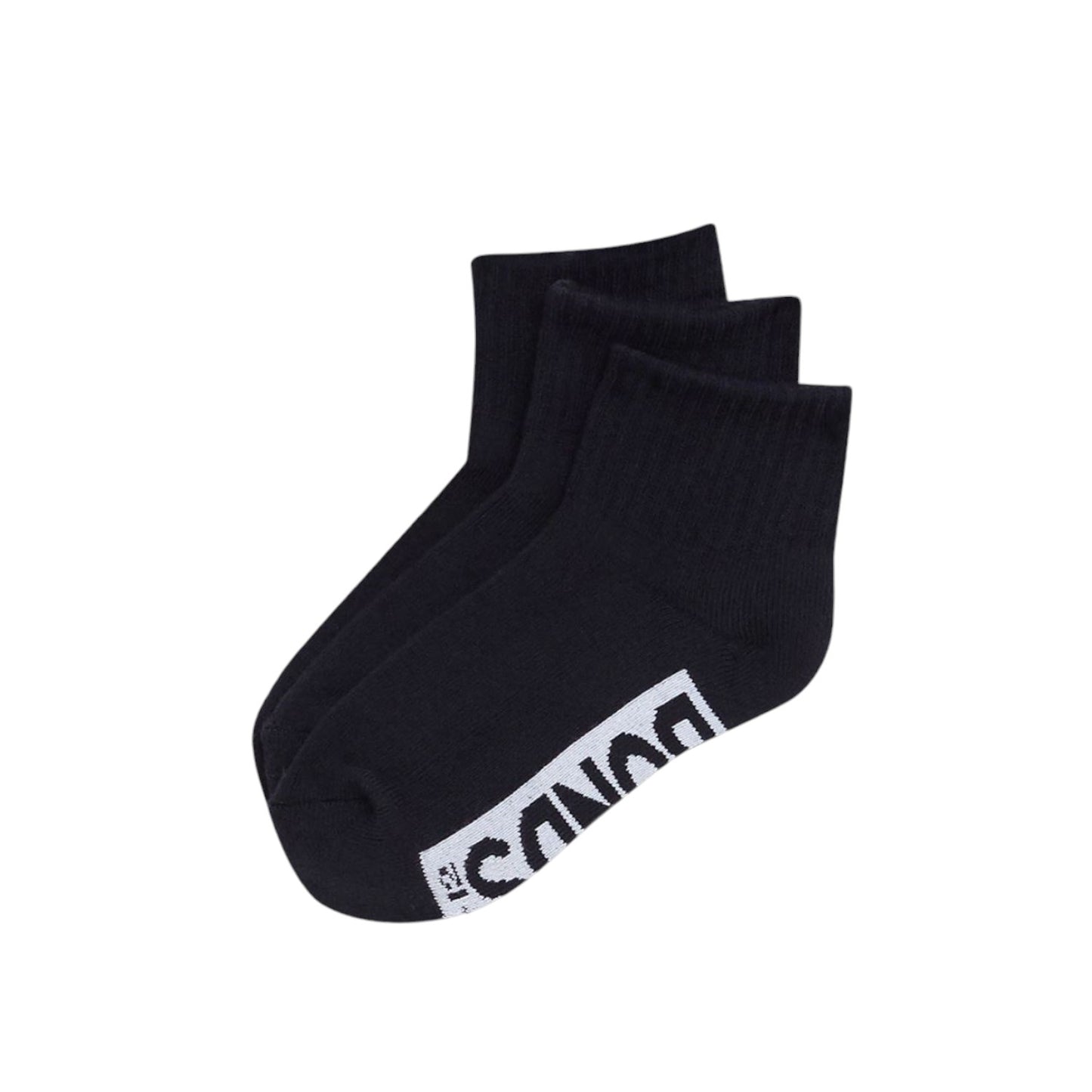 3 Pack Kids Boys Bonds Cushioned Quarter Crew Socks Midnight Blue