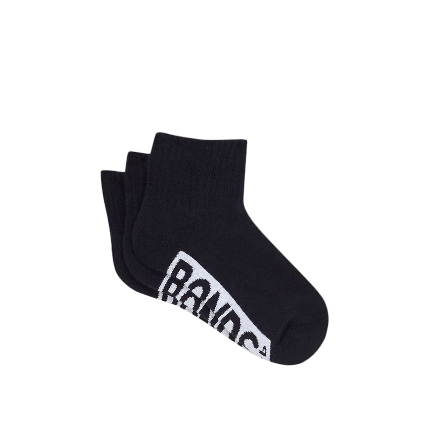 3 Pack Kids Boys Bonds Cushioned Quarter Crew Socks Midnight Blue