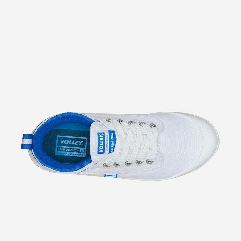 3 x Mens Volley White & Blue International Low Volleys Shoes