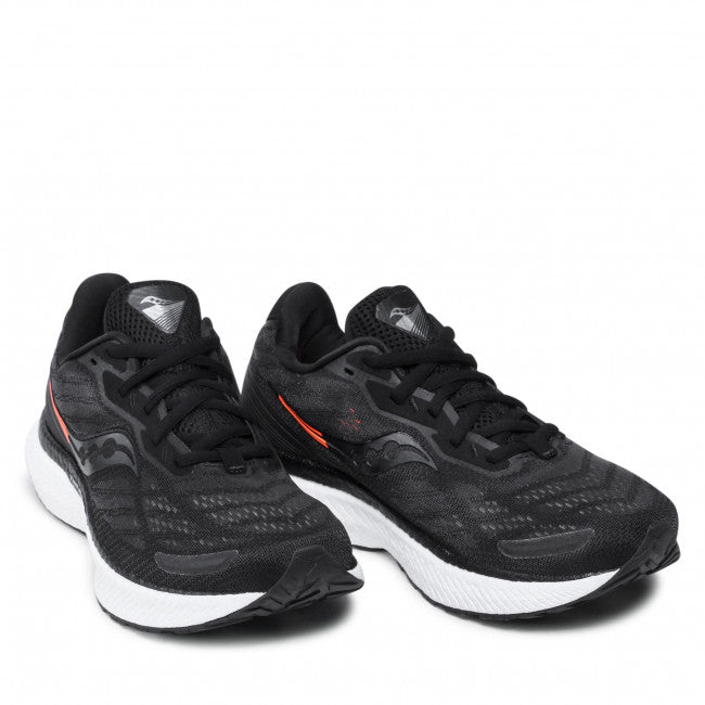 Mens Saucony Triumph 19 - Running Shoes Black/White