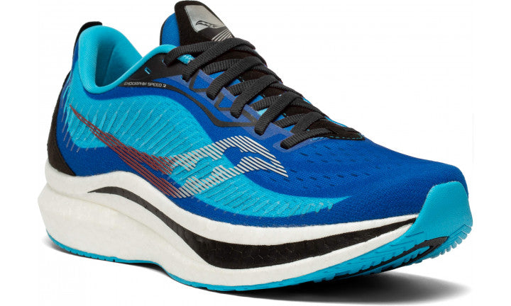 Mens Saucony Endorphin Speed 2 - Running Shoes Royal/Black