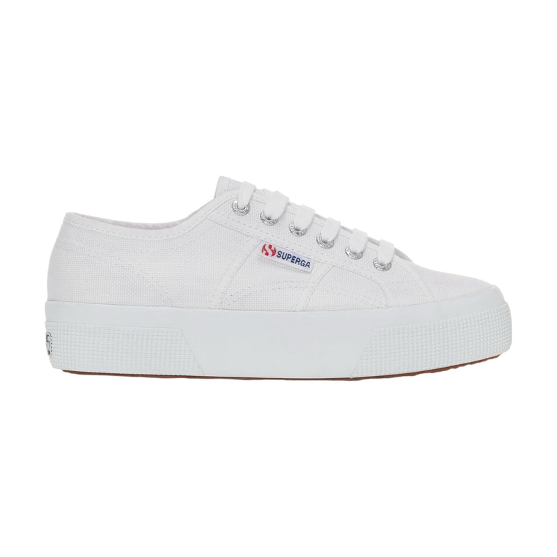 Unisex Adults Superga 2740 Platform Shoes White