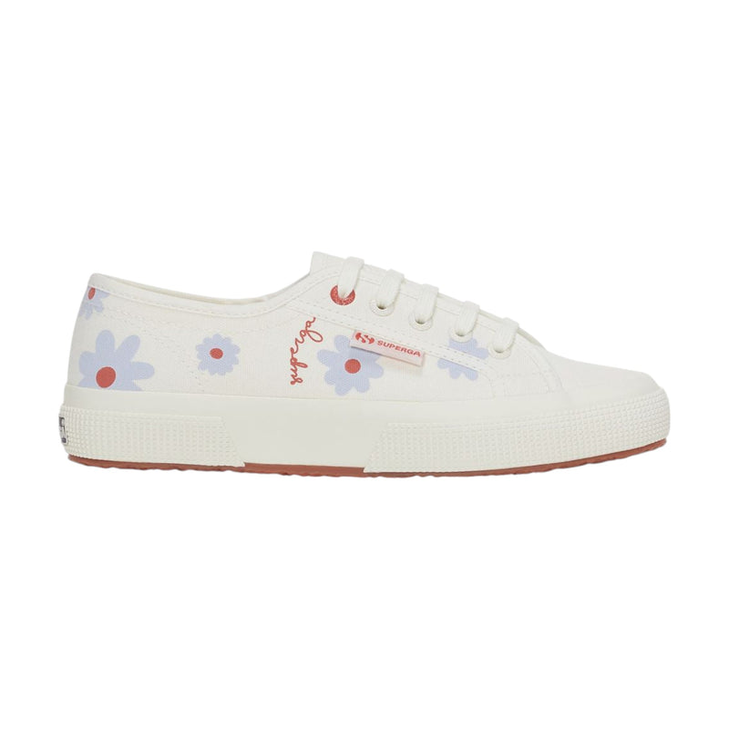 Unisex Adults Superga 2750 Daisies Shoes White