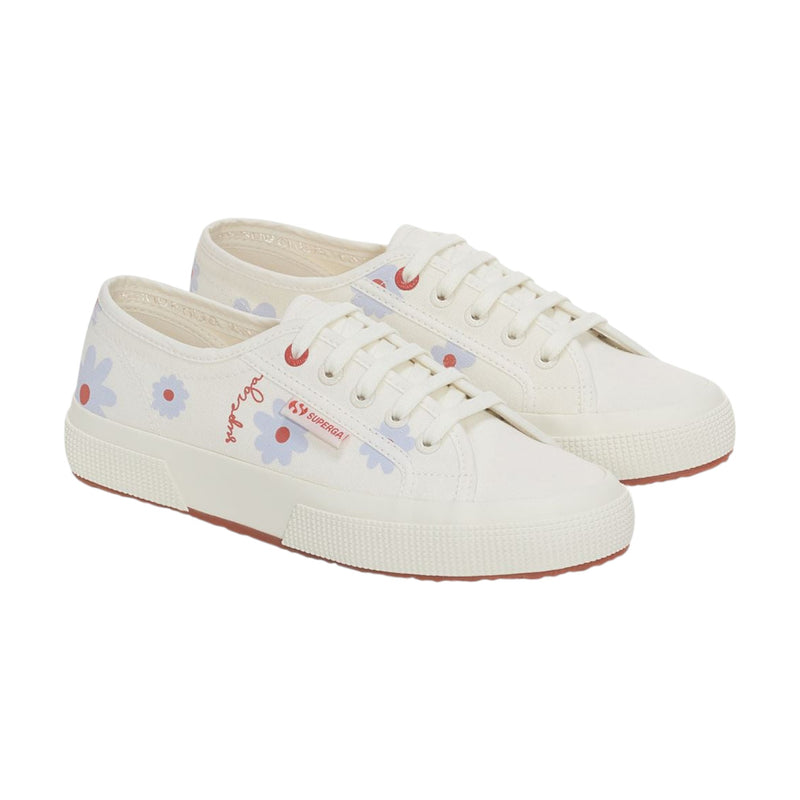 Unisex Adults Superga 2750 Daisies Shoes White