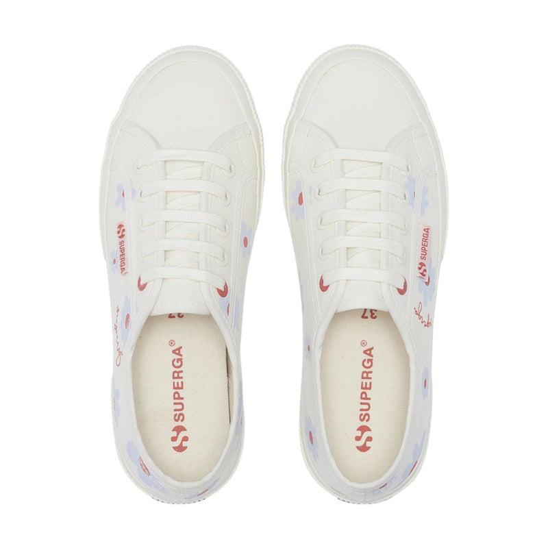 Unisex Adults Superga 2750 Daisies Shoes White