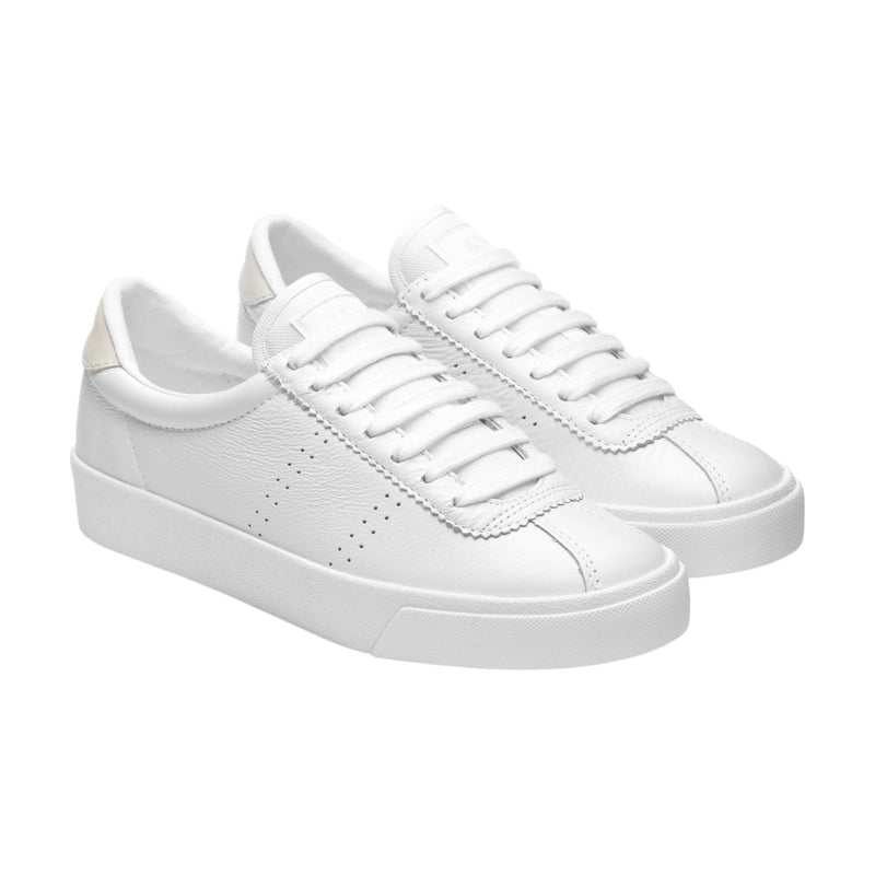 Unisex Adults Superga 2843 Club S Comfort Leather Shoes White