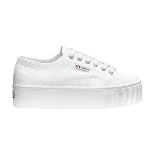 Unisex Adults Superga 2790 Platform Shoes White