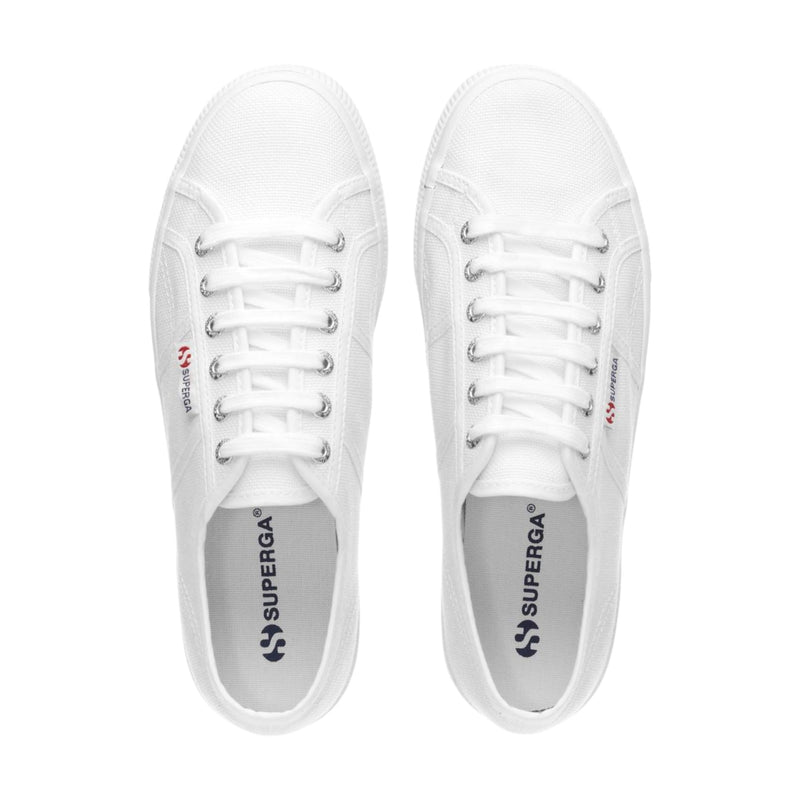 Unisex Adults Superga 2790 Platform Shoes White