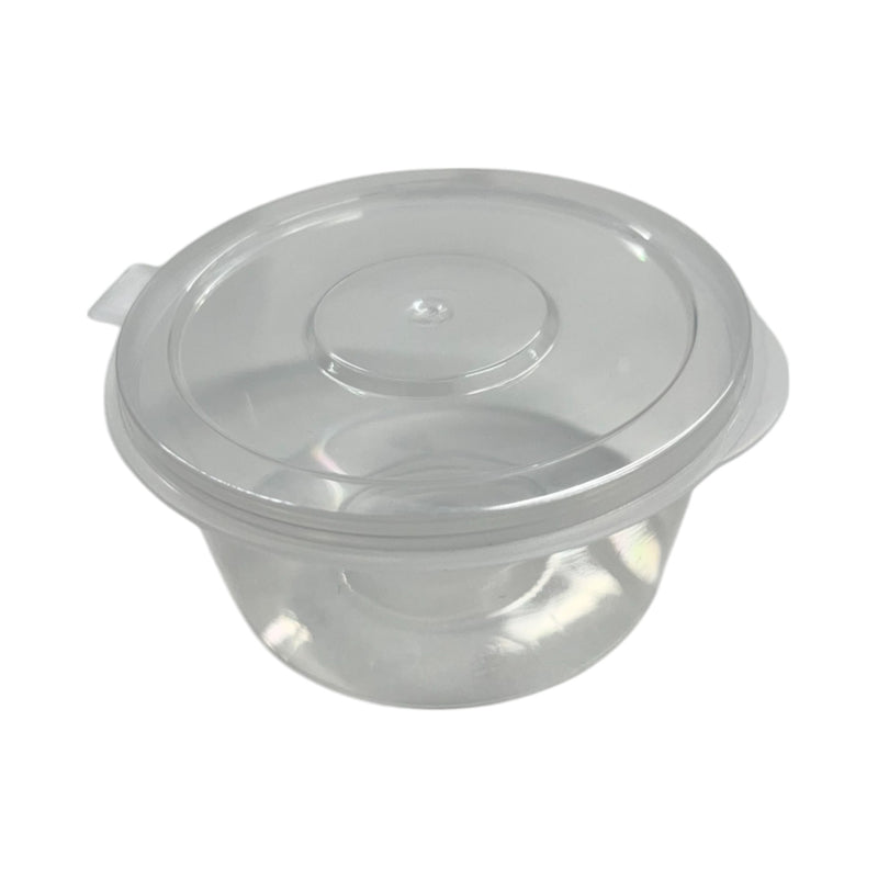 50 X 75Ml Clear Plastic Sauce Containers With Lids Takeaway Grazing Container