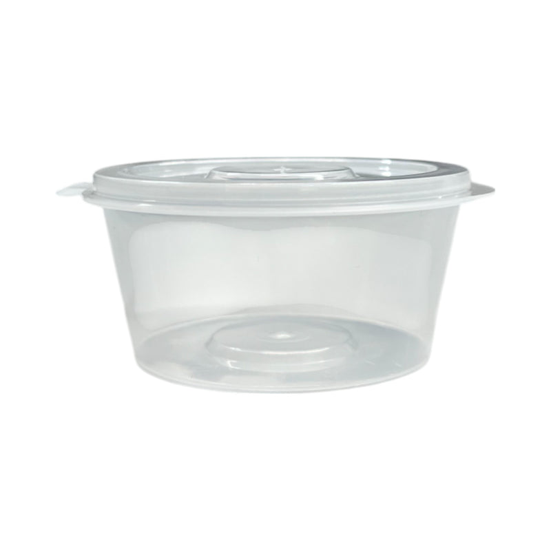 50 X 75Ml Clear Plastic Sauce Containers With Lids Takeaway Grazing Container