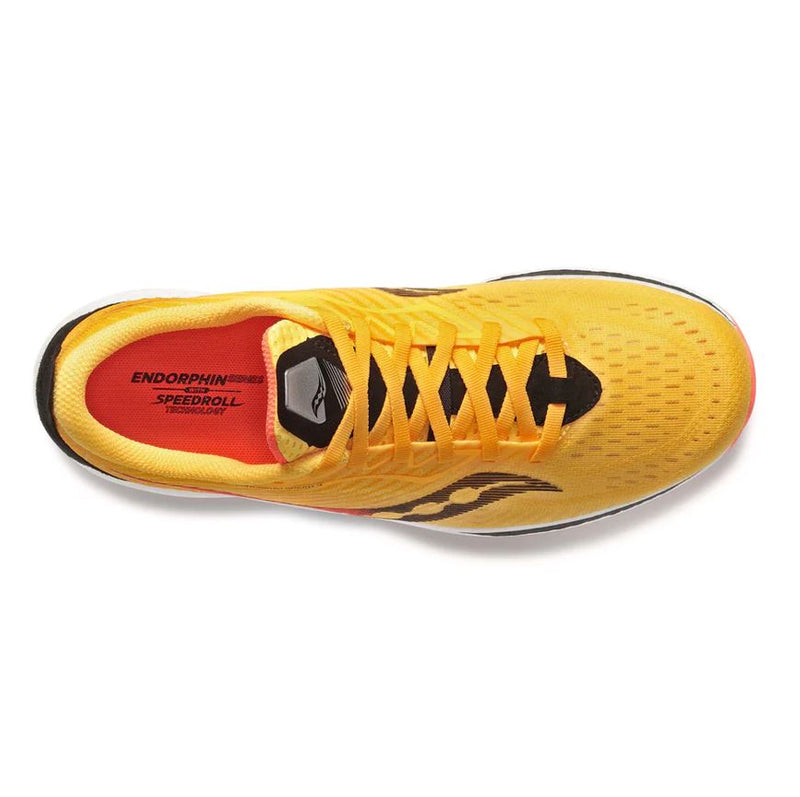 Womens Saucony Endorphin Speed 2 Vizi Gold/Vizi Red Athletic Training Shoes