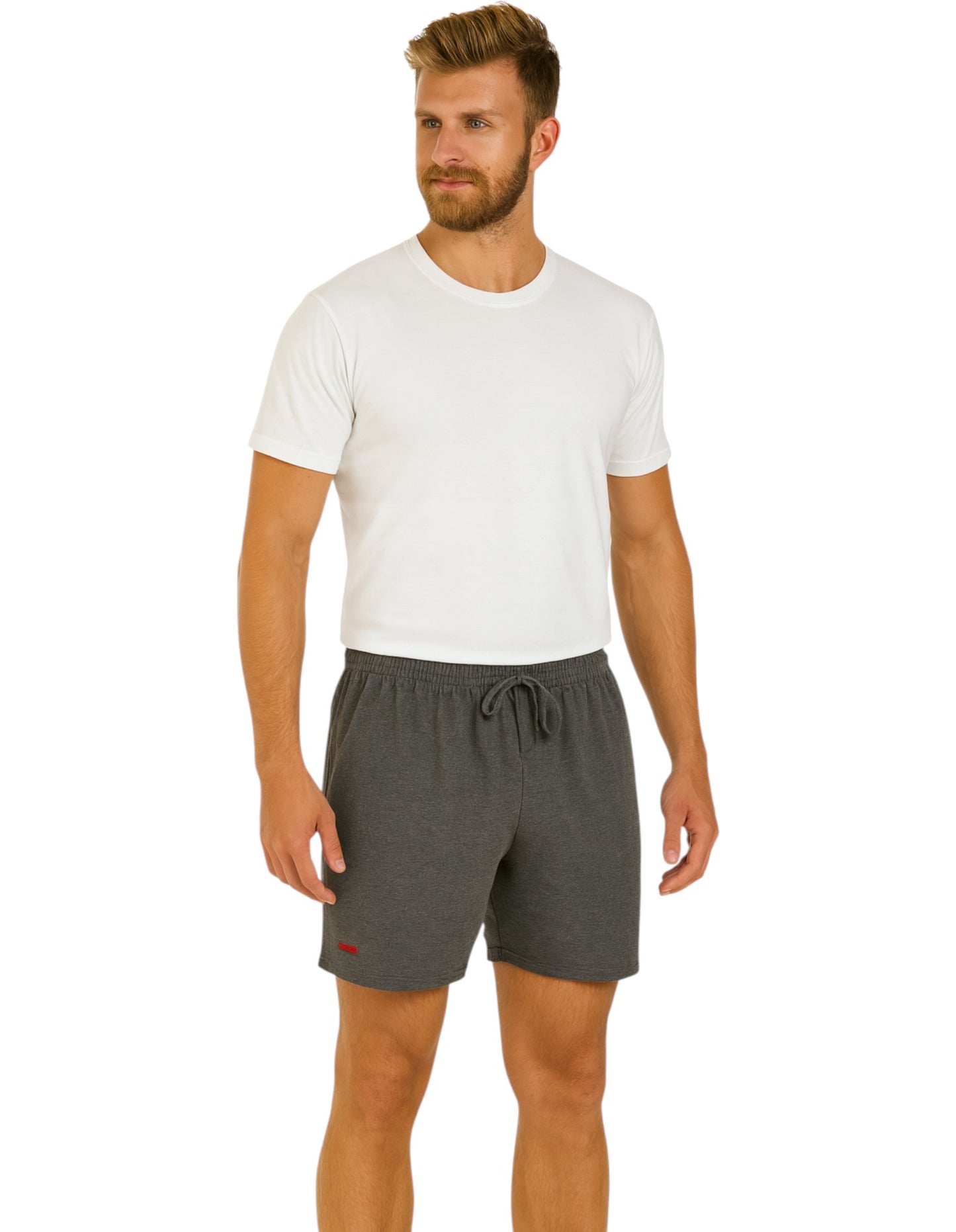 Mens KingGee Ruggers Active Shorts Charcoal