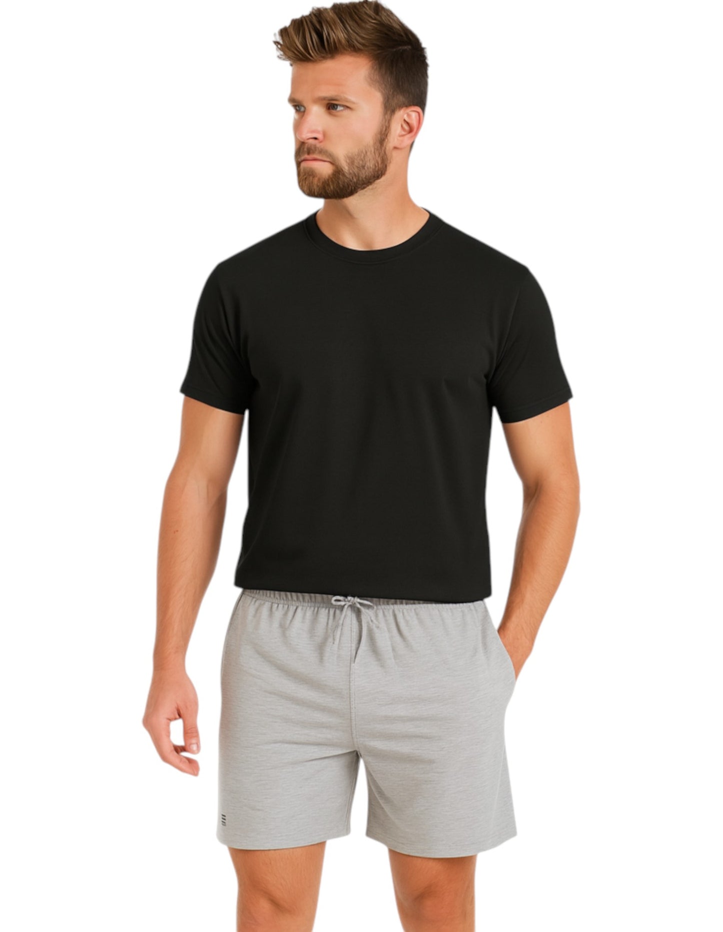Mens KingGee Ruggers Active Shorts Grey