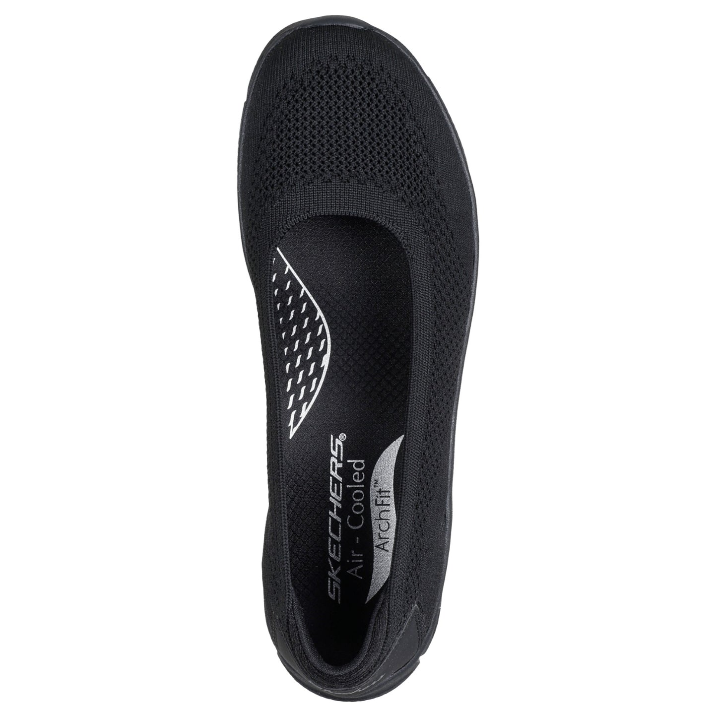 Womens Skechers Arch Fit Sunny - Zen Walk Shoes Black