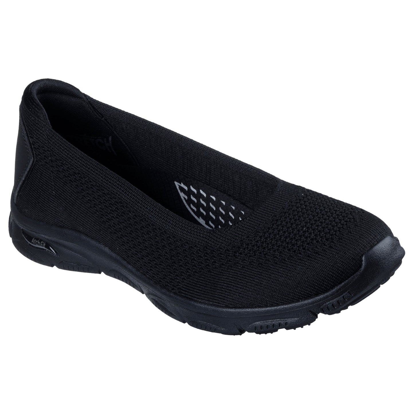 Womens Skechers Arch Fit Sunny - Zen Walk Shoes Black