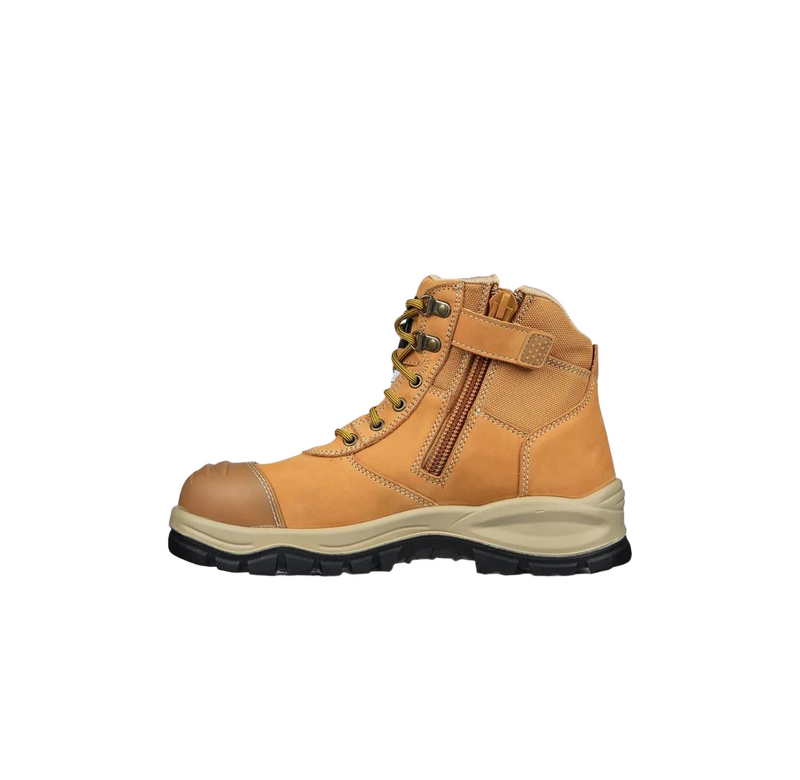Mens Skechers Skx Work Boot Wheat Safety Composite Toe Boots